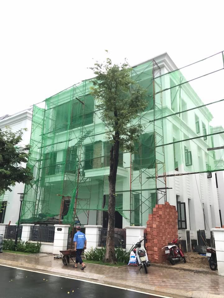 Thi công ngoại thất biệt thự Vinhomes Central Park